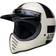 Bell Helhjelm Moto-3 Atwlyd Orbit - Hvit-Svart