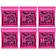 Ernie Ball Super Slinky Nickel Wound Electric Guitar Strings 6 Pack 9-42 Gauge