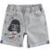 Star Wars Kid's Darth Vader Shorts - Grey Denim