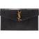 Saint Laurent Womens Black/gold Uptown Leather Clutch bag