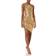 Norma Kamali Diana Mini Dress - Metallic Gold