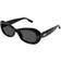 McQ Mq0385s 001 Unisex Sunglasses - Black