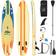 Goplus Yellow and Orange 10.5- or 11-Foot Inflatable Stand-up Paddle Board