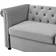 GRS Scotia Grey Velvet Sofa 145cm 3 Seater