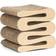 Vitra Wiggle Pall Natural Brun Sittpall