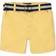 The Children's Place Kid's Twill Belted Chino Short - Banana Pudding
