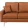 Beliani Gavle Golden Brown Sofa 183cm 3-Sitzer