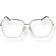Gucci GG1414O Asian Fit 001 Women’s Gold Size Free Lenses HSA/FSA Insurance Blue Light Block Available