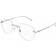 Montblanc MB0312O-001 Meisterstück Silver Size 55