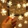 FT Adispotg Snowflack LED White String Light 40 Lamps