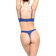 SKIMS Fits Everybody Dipped Front Thong - Sapphire