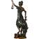 Design Toscano Goddess of Justice Themis Bronze Figurine 16"