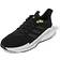 Adidas Herren AlphaEdge Sneakers, core Black/Carbon/Lucid Lemon