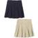 The Children's Place Girl's Uniform Slim Pleated Skort 2-pack - Sandy/Tidal