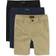 The Children's Place Boy's Uniform Stretch Chino Shorts 3-pack - Black /Flax/New Navy