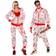 Widmann Halloween trainingsanzug blutbad blutflecken kostüm halloweenkostüm Weiß