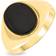 Freemans Signet Ring - Gold/Onyx