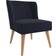 Novogratz Brittany Accent Blue Loungestol 85cm