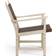 Swedese Caryngo White Pigmented Oak-Leather Red Brown Fåtölj 77cm