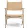 Swedese Caryngo White Pigment/Oak-Leather Natural Fåtölj 77cm