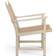 Swedese Caryngo White Pigment/Oak-Leather Natural Fåtölj 77cm