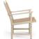 Swedese Caryngo White Pigment/Oak-Leather Natural Fauteuil 77cm