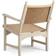 Swedese Caryngo White Pigment/Oak-Leather Natural Fauteuil 77cm