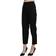 BENCIVENGA Black High Waist Straight Cropped Dress Pants IT44