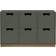 Asplund Snow B2 Dresser Green Khaki Förvaringsskåp 90x59cm