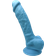 Silexd Realistic Silicone Dual Density Dildo with Suction Cup and Balls 17.5 cm