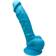 Silexd Realistic Silicone Dual Density Dildo with Suction Cup and Balls 17.5 cm