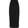 Dolce & Gabbana Lace Stitch Midi Pencil Skirt Black