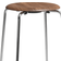 Fritz Hansen Dot Walnut Chrome Bar Stool 65cm