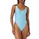 Calvin Klein Scoop Back One Piece Swimsuit - Blue