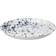 IKEA SILVERSIDA Serveringsfat, mönstrad/blå Uppläggningsfat 34cm