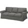 Ikea Ektorp Hakebo Dark Grey Sofa 218cm 3-Sitzer