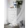 IKEA HEMNES White Stained Byrå 108x131cm