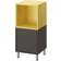 IKEA Eket Dark Gray Pale Yellow Förvaringsskåp 35x80cm