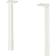IKEA Enhet White Bordsben 23.5cm 2st