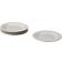 IKEA SANDSKÄDDA ljust gråbeige Assiett 20cm 4st