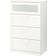 IKEA Brimnes White/Frosted Glass Byrå 78x124cm