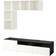 Ikea BESTÅ/EKET White/Black-Brown Wandschrank 180x170cm