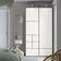 IKEA VIsthus Grey/White Garderob 122x216cm