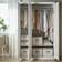 IKEA Songesand White Wardrobe 120x191cm