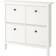 IKEA HEMNES White Skoställ 107x101cm