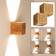 Trio Lighting Up & Down Brown Applique murale