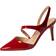 Calvin Klein Damen Geena Pumps, Red Patent 609