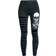 Banned Alternative Slashed Skull Leggings schwarz S, M, L