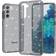 Samsung Galaxy S21 Glimmer Plastik Cover Gennemsigtig Sort