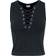 Urban Classics Lace Up Cropped Top Top black